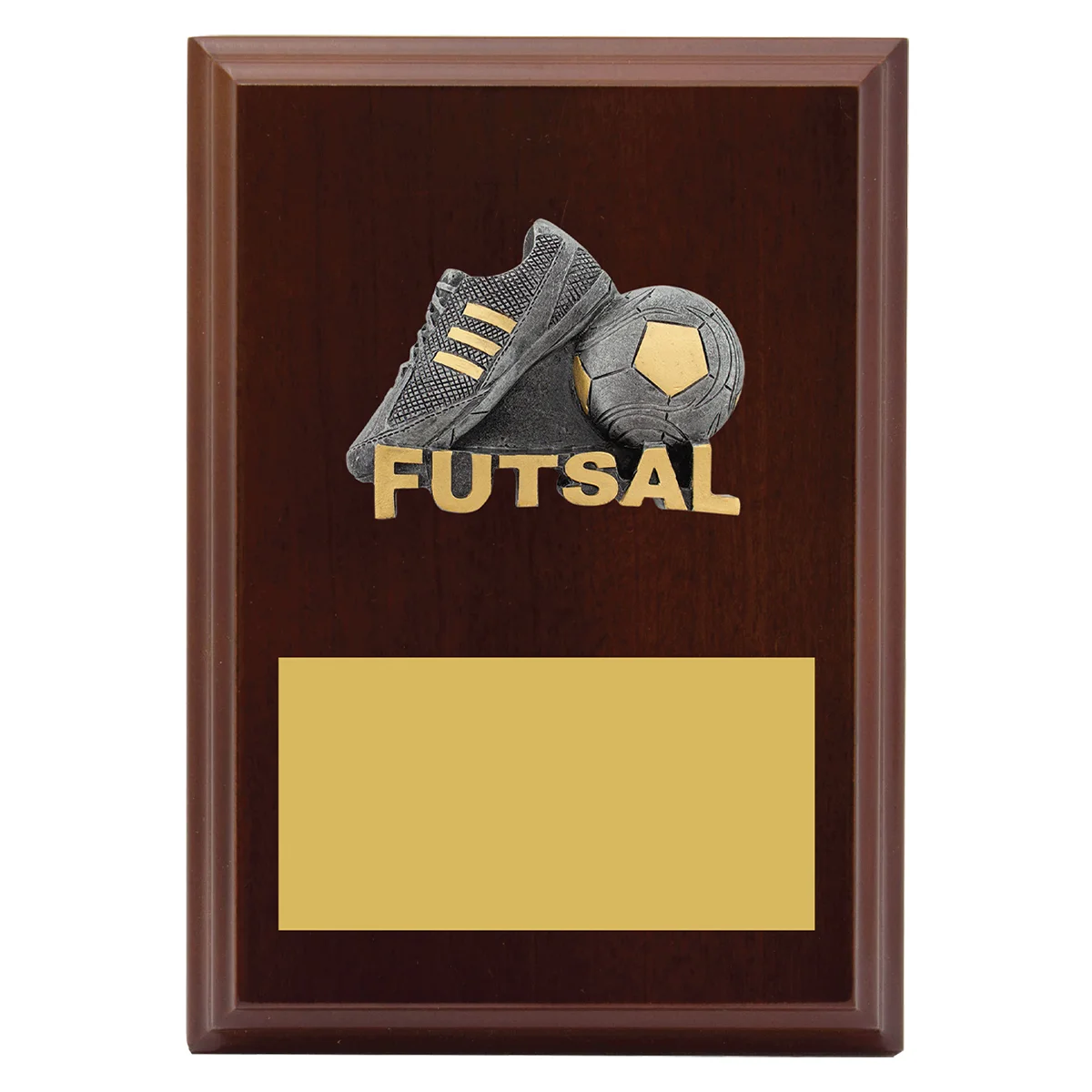 lpf404a-walnut Walnut peak plaque futsal with timber construction