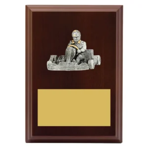 Walnut peak plaque go kart with timber construction