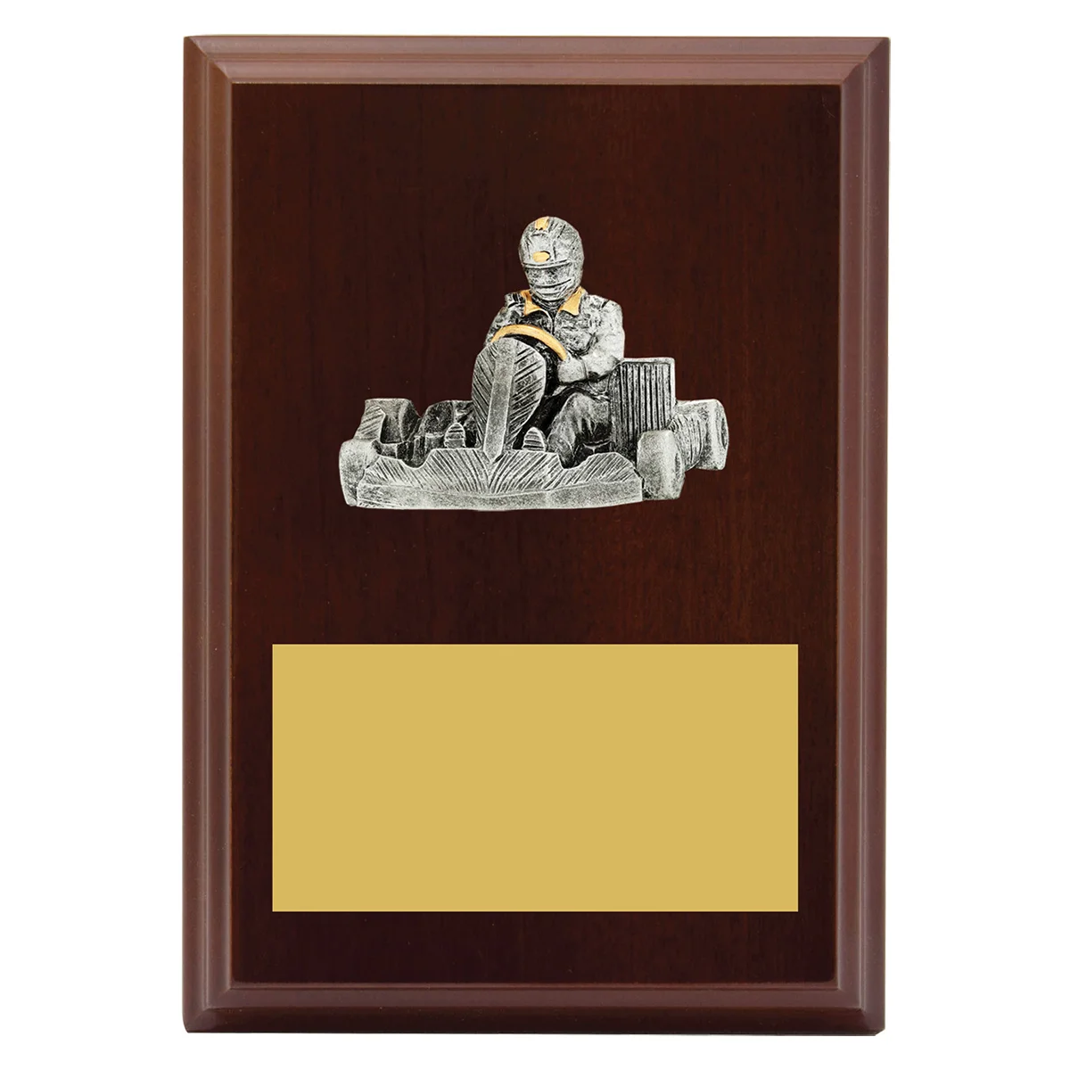 lpf465a-walnut Walnut peak plaque go kart with timber construction
