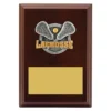 lpf463a-walnut Walnut peak plaque lacrosse with timber construction