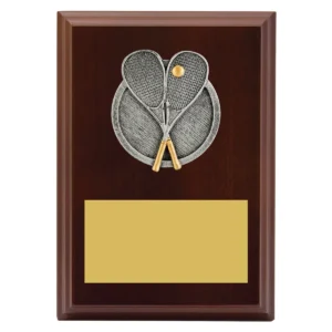 Walnut peak plaque squash with timber construction