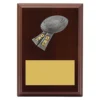 Walnut peak plaque tag with timber construction