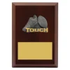 Walnut peak plaque touch with timber construction