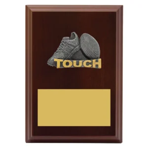 Walnut peak plaque touch with timber construction