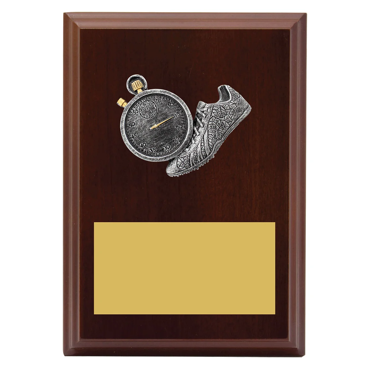 lpf447a-walnut Walnut peak plaque track with timber construction