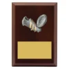lpf439a-walnut Walnut peak plaque with timber construction