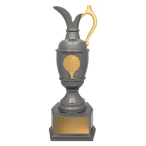 Silver penrose golf cup with resin construction