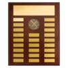 pp05-73-gold Gold perpetual plaque - rowing with timber construction