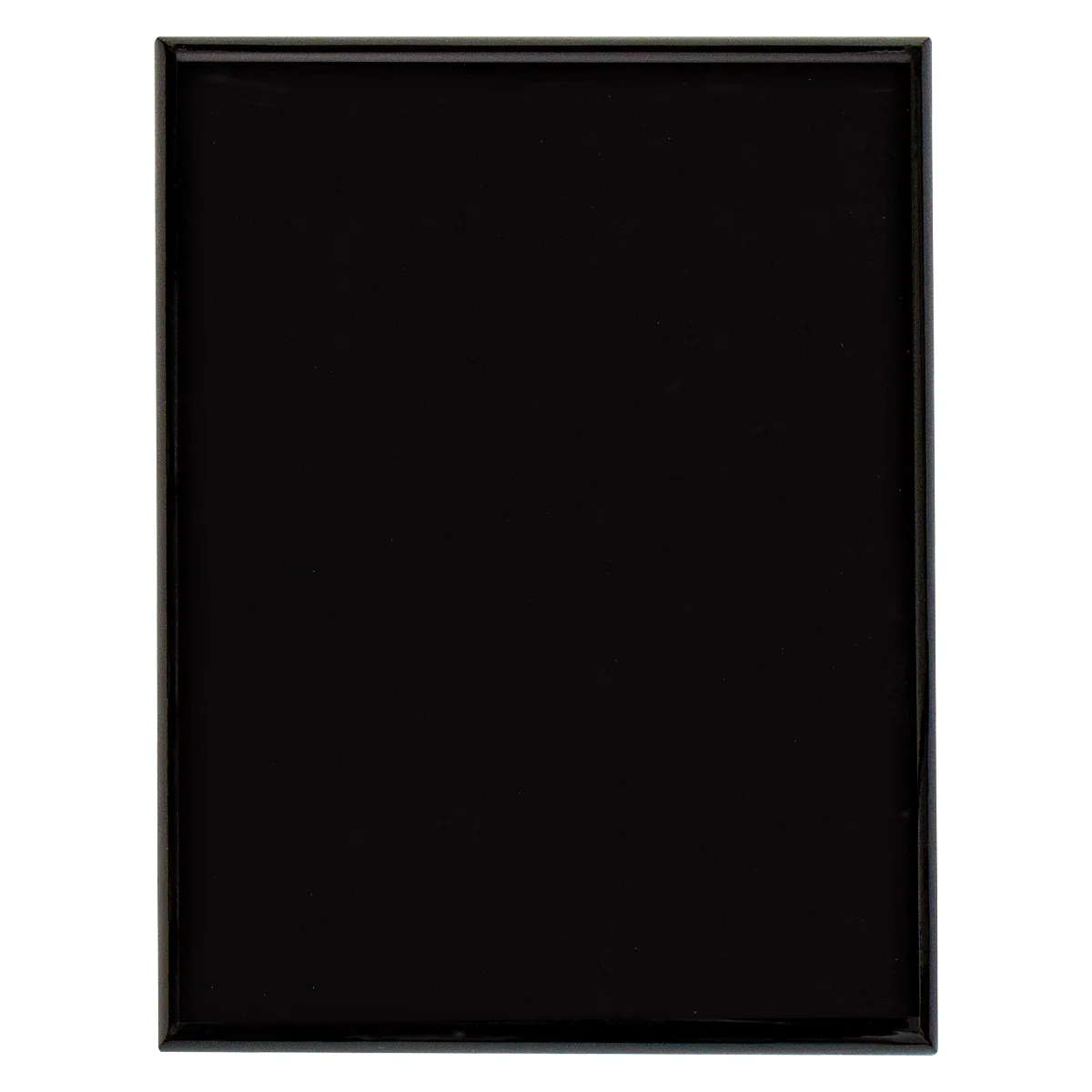 pk6-black Black premium black plaque with timber construction
