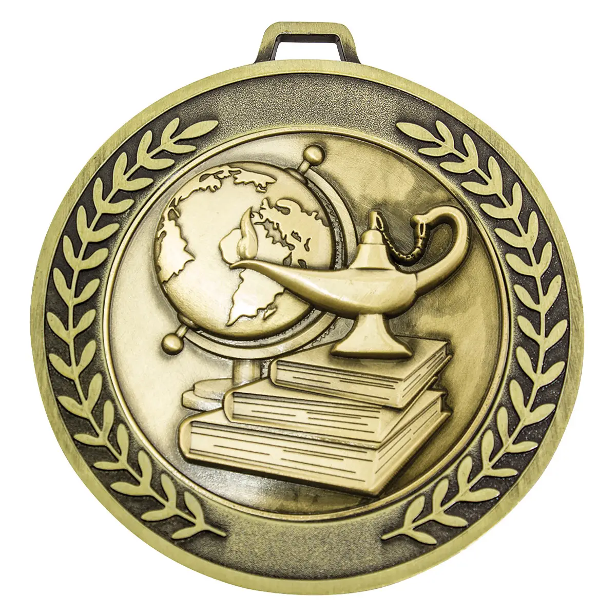 mmj505g-gold Gold prestige medal academic with metal construction