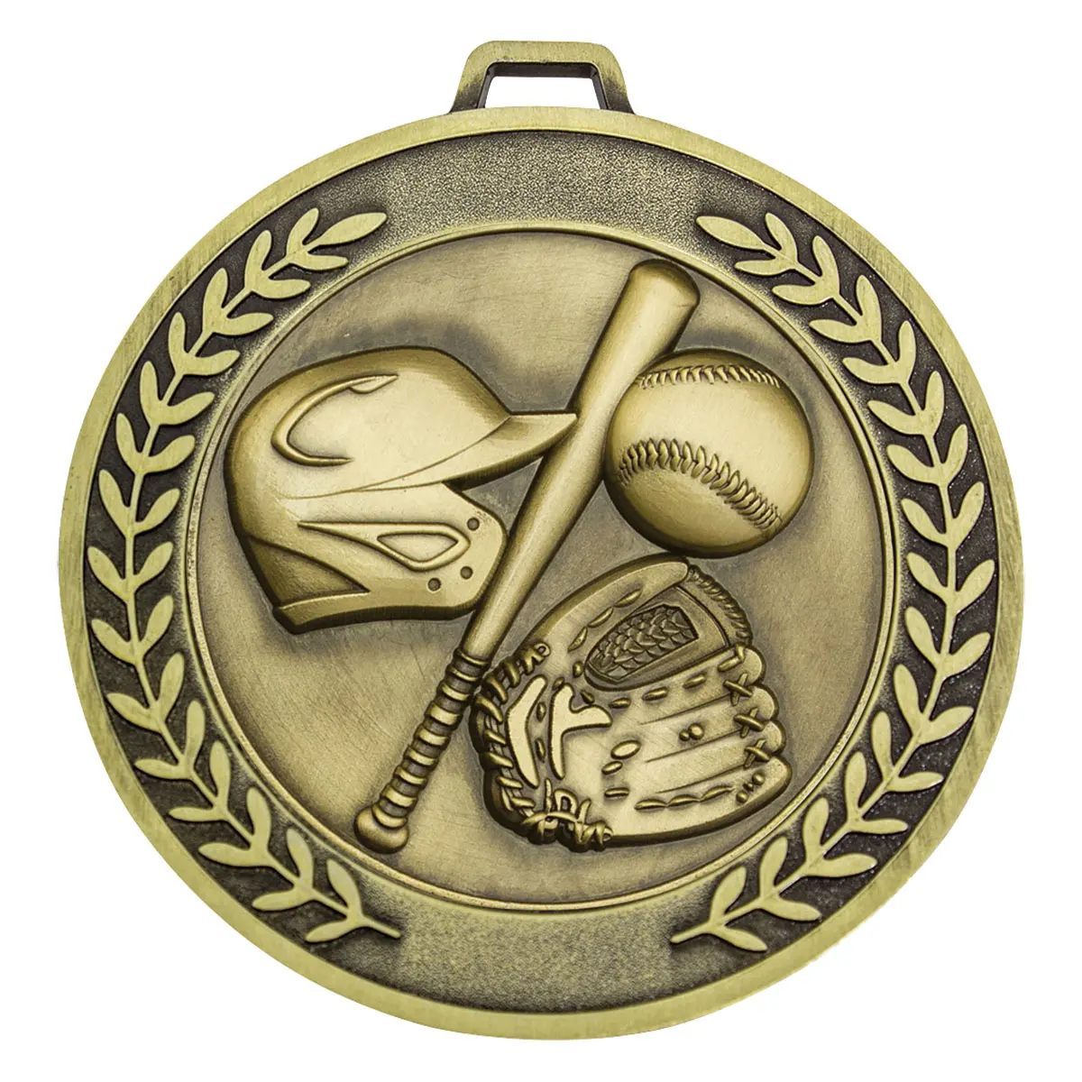 mmj533g-gold Gold prestige medal baseball / softball with metal construction