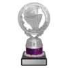 n503b-blue Blue purple torch with plastic / marble construction