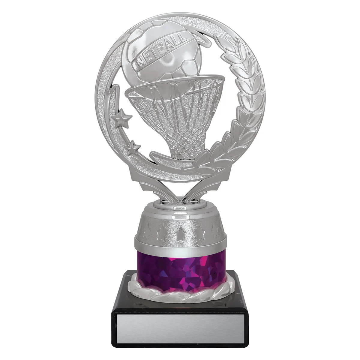 n503b-blue Blue purple torch with plastic / marble construction