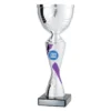 cup209a-purple Purple purple trident with plastic / metal / marble construction