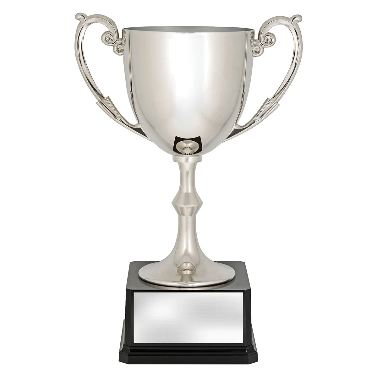 f563b-silver Silver recognition cups with plastic / metal construction