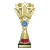 x503b-red Red red kudos cup with plastic / marble construction