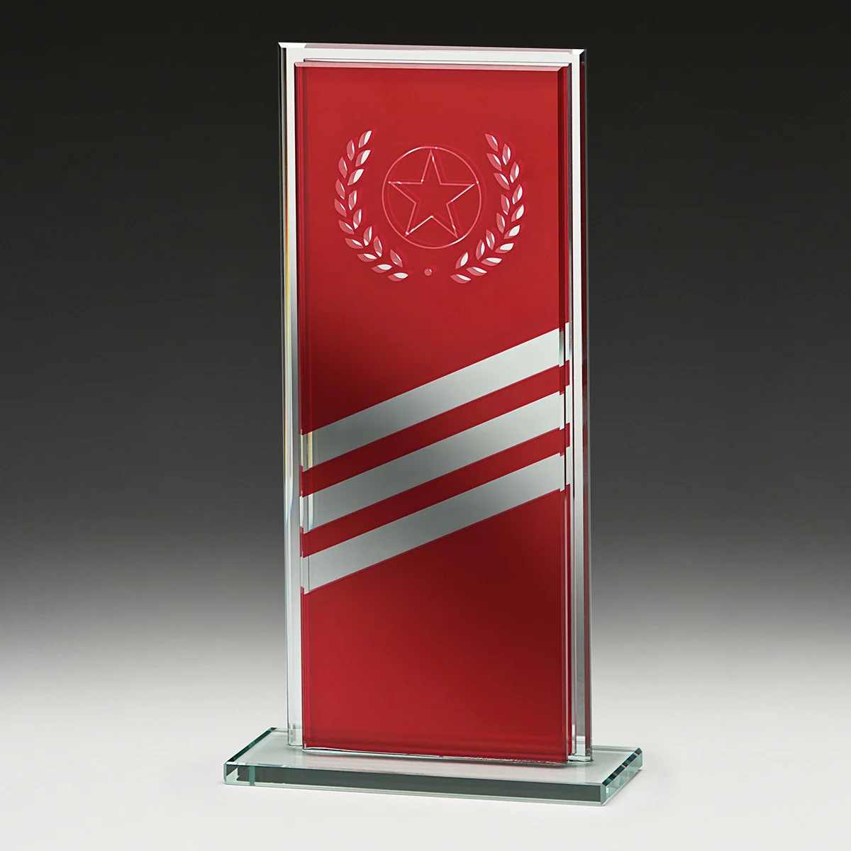 gs146-red-grey-bg Red red quest glass with glass construction