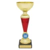 x579a-red Red red spire cup with plastic / metal / marble construction