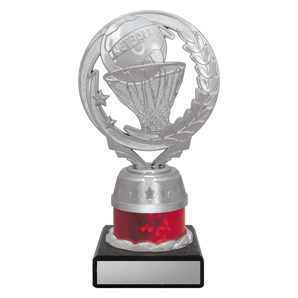 n501b-red Red red torch with plastic / marble construction