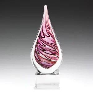 Pink remedy with glass construction