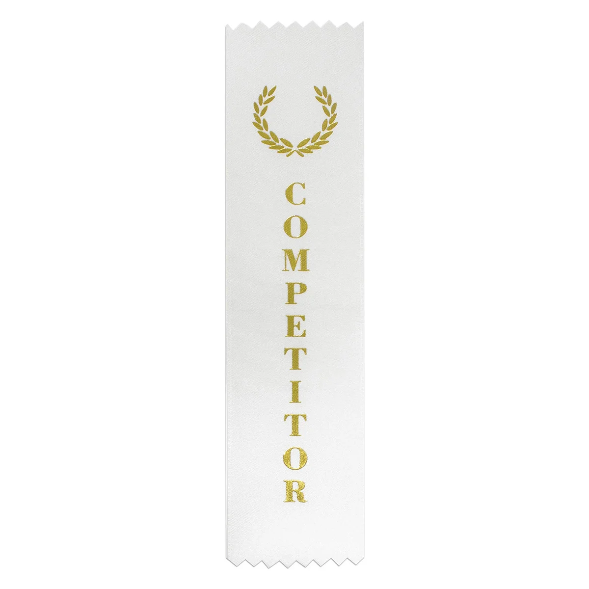 rt19-white White ribbon - competitor with ribbon construction