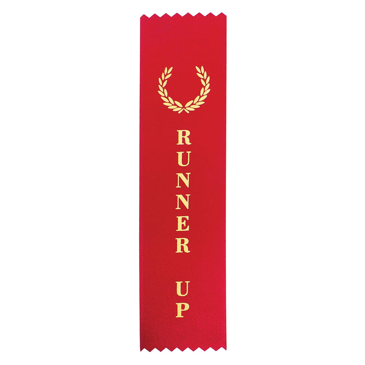 rt12-red Red ribbon - runner up with ribbon construction