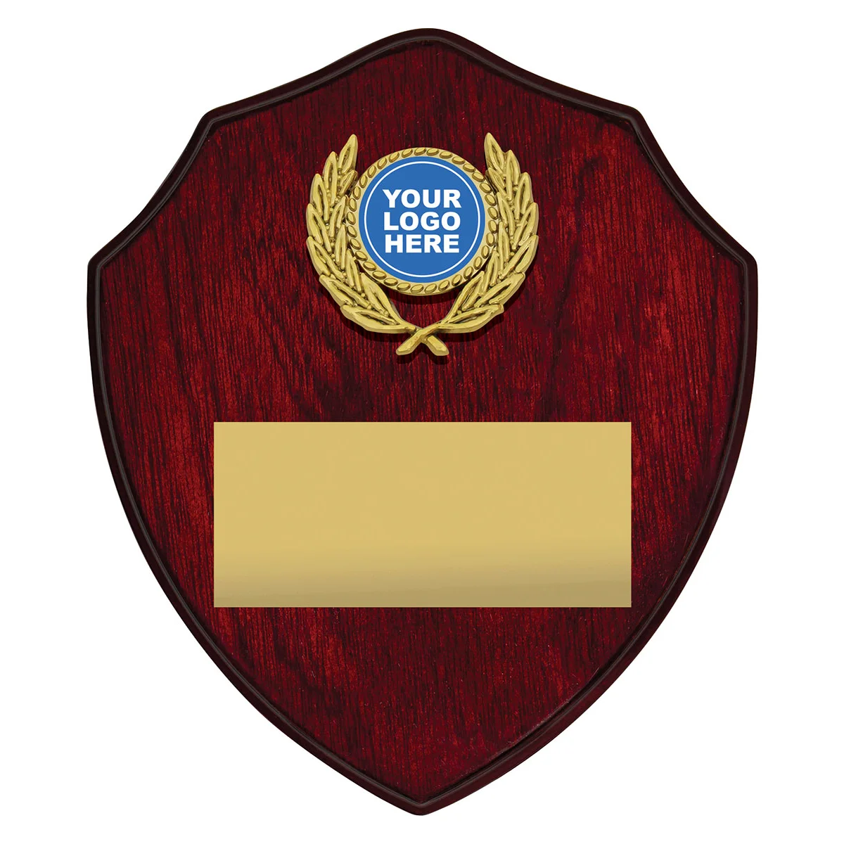 sh07a-rosewood Rosewood rosebud shield with timber construction
