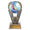 psk147a-silver Silver sailing polaris - colour with resin construction