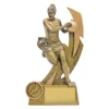 11691b-gold Gold shazam player with resin construction