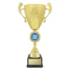 Gold showdown cup with plastic / metal construction