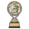 ft205a-silver Silver silver academic torch with plastic construction