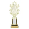 fan02b-silver Silver silver fanfare with plastic / marble construction
