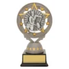 ft216a-silver Silver silver female rugby torch with plastic construction