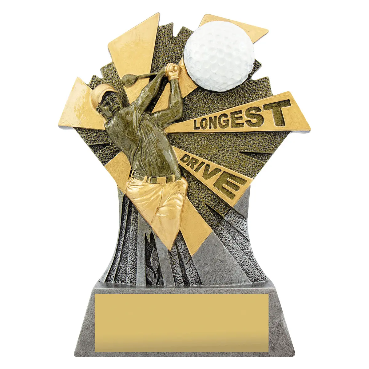 -silver Gold / silver smash - longest drive with resin construction