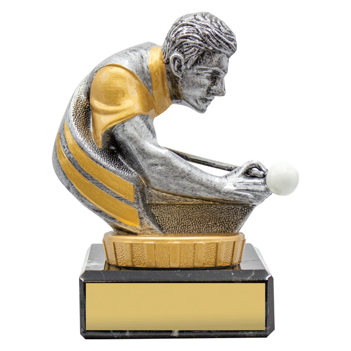 um29a-black Black snooker / pool marble with marble construction