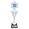 x586a-silver Silver snowfall spear with plastic construction