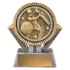 -gold Silver / gold spartan - batting with resin construction