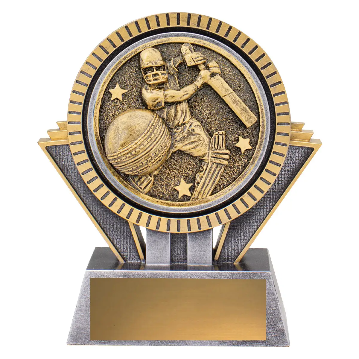 -gold Silver / gold spartan - batting with resin construction