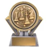 -gold Silver / gold spartan - chess with resin construction