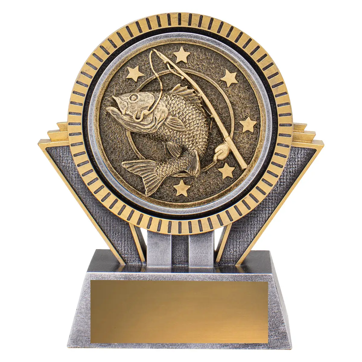 Silver / gold spartan - fishing with resin construction