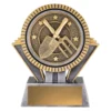 Silver & gold spartan - gardening with resin construction
