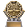 -gold Silver / gold spartan - ice hockey with resin construction