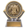 -gold Silver / gold spartan - martial arts with resin construction
