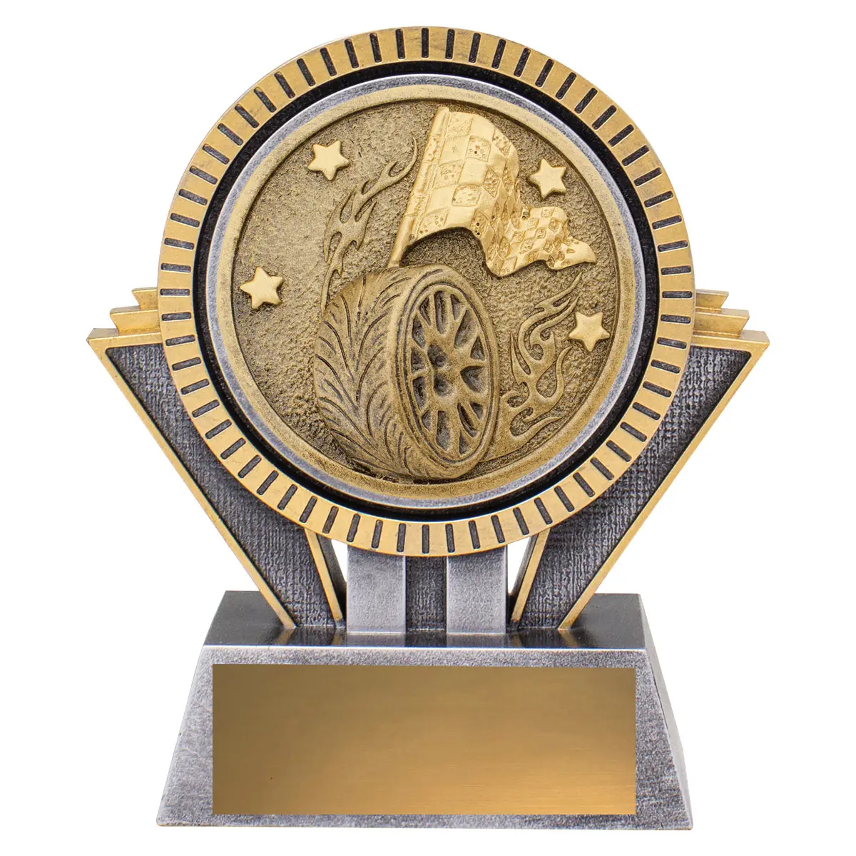 -gold Silver / gold spartan - motorsport with resin construction