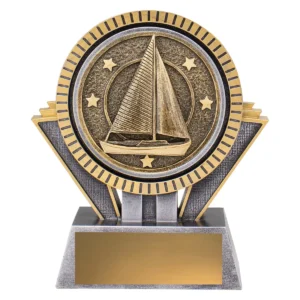 Silver / gold spartan - sailing with resin construction