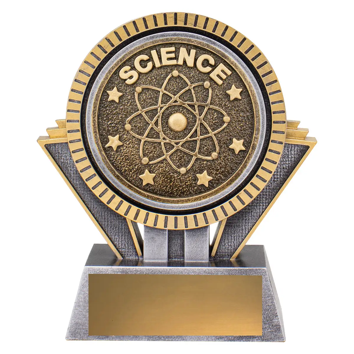 sr112a-silver-and-gold Silver & gold spartan - science with resin construction