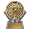 -gold Silver / gold spartan - swim with resin construction
