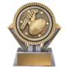 sr143a-silver-and-gold Silver & gold spartan - tag with resin construction