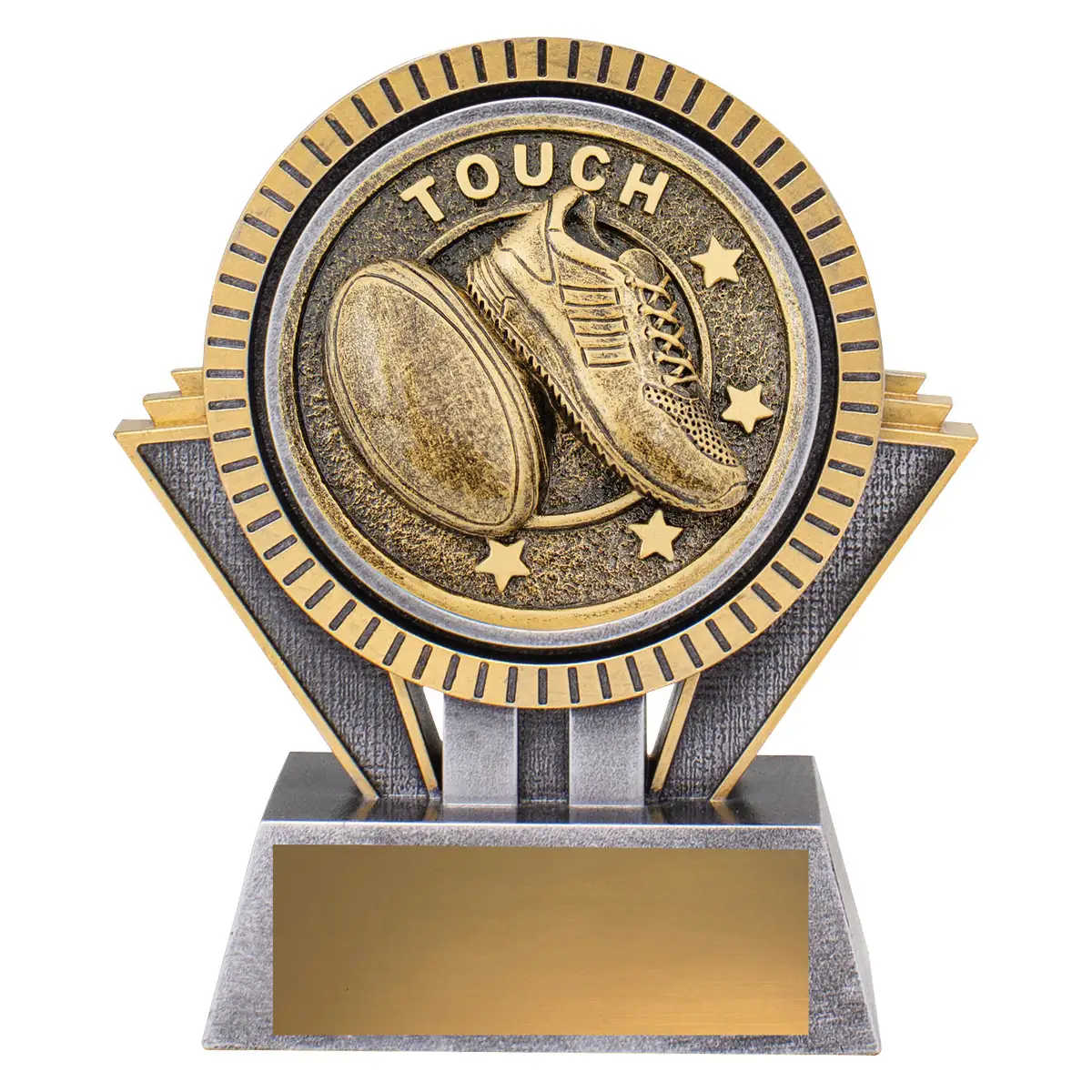 sr142a-silver-and-gold Silver & gold spartan - touch with resin construction