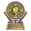 -gold Silver / gold spartan varsity - baseball with resin / metal construction